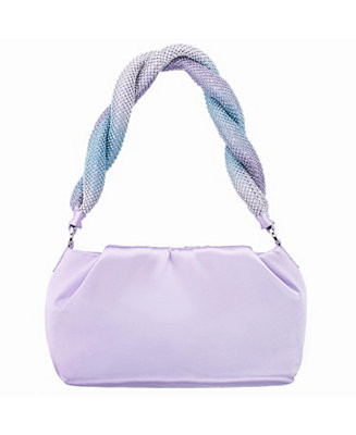 Nina Ombre Twisted Crystal Mesh Strap Shoulder Bag - Macy's | Macy's