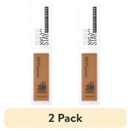 (2 pack) Maybelline Super Stay Longwear Liquid Concealer, Up to 30HR Wear, 45, 0.33 fl oz | Walmart (US)