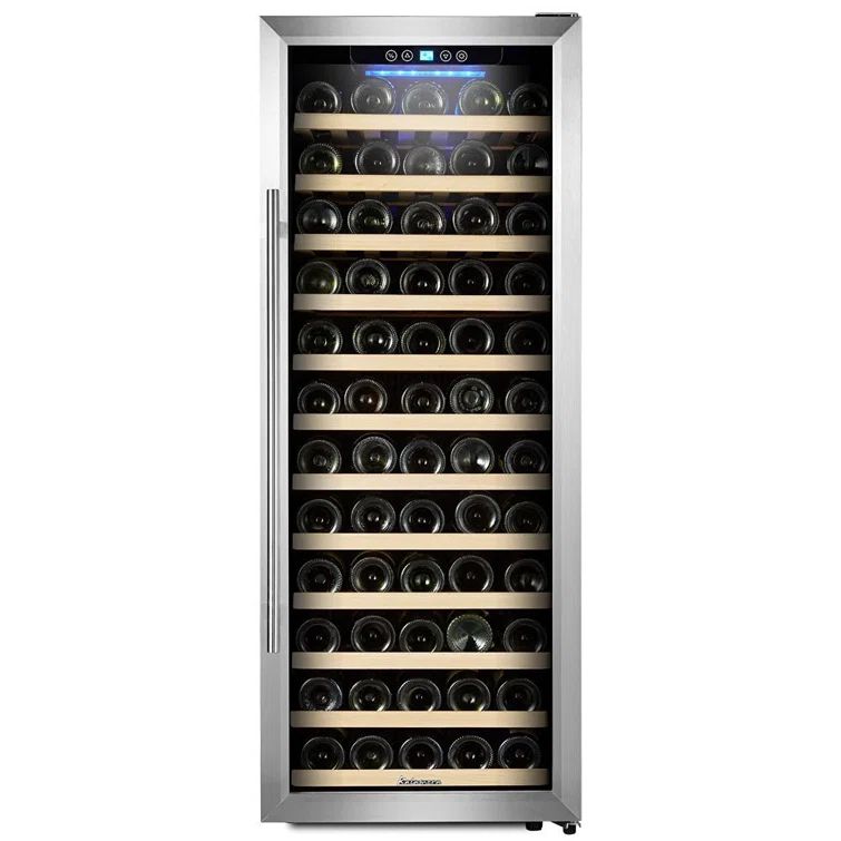 Kalamera Freestanding Refrigeration 22.8'' width 80 Bottle Single Zone Freestanding Wine Refriger... | Wayfair North America
