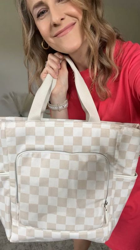 This insulated cooler bag from Walmart deserves its own video lol! Look how cute it is! Love this print! Under $20. Three exterior pockets, carry as a tote or crossbody. 

#LTKGiftGuide #LTKfindsunder50 #LTKtravel