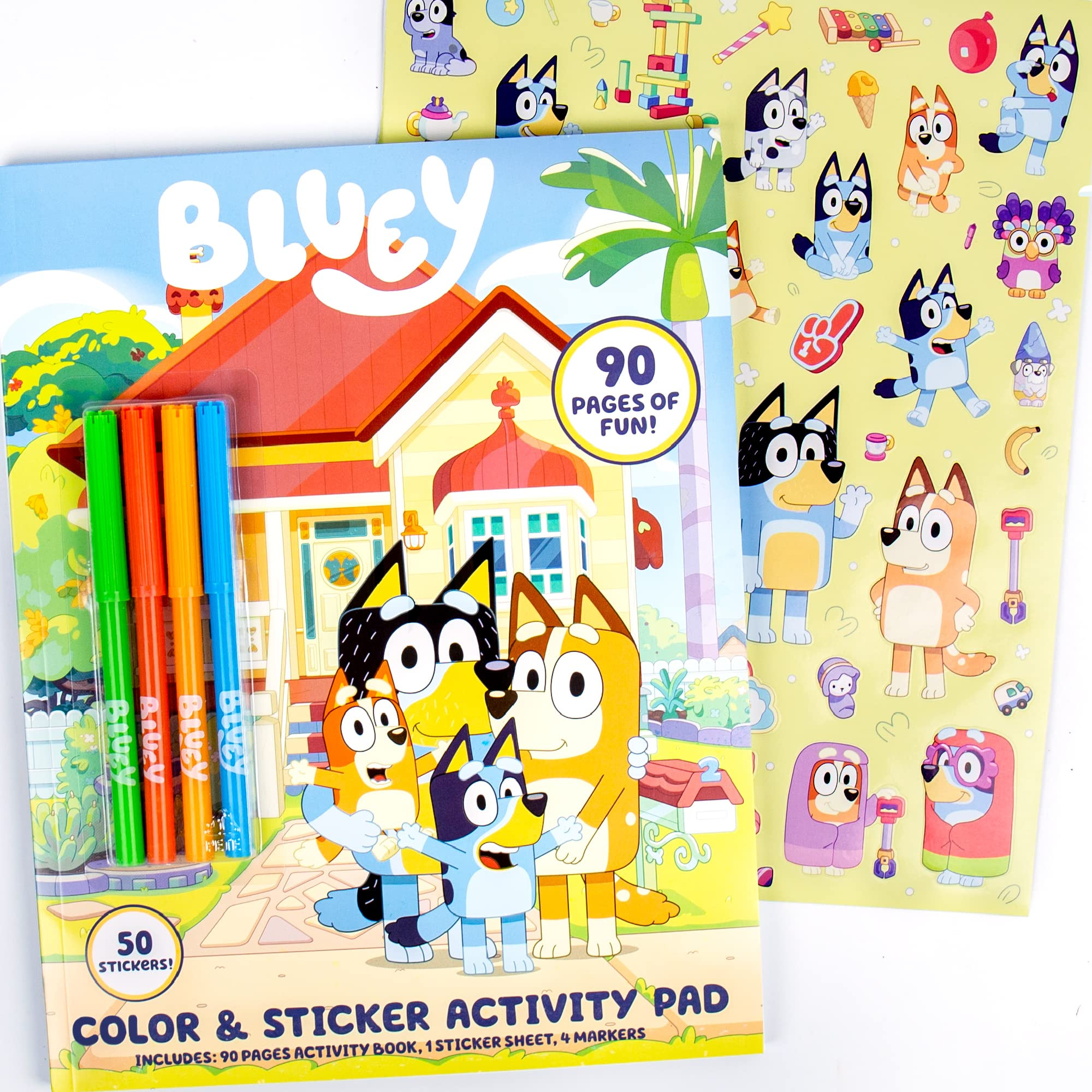 Bluey Coloring & Activity Book Coloring Book Activity for Kids Ages 3 & Up – Includes Stickers ... | Amazon (US)