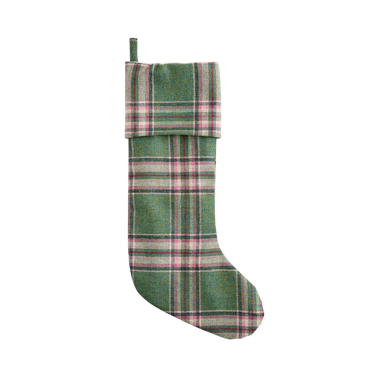 Ivy Plaid Wool Stocking | Caitlin Wilson Design