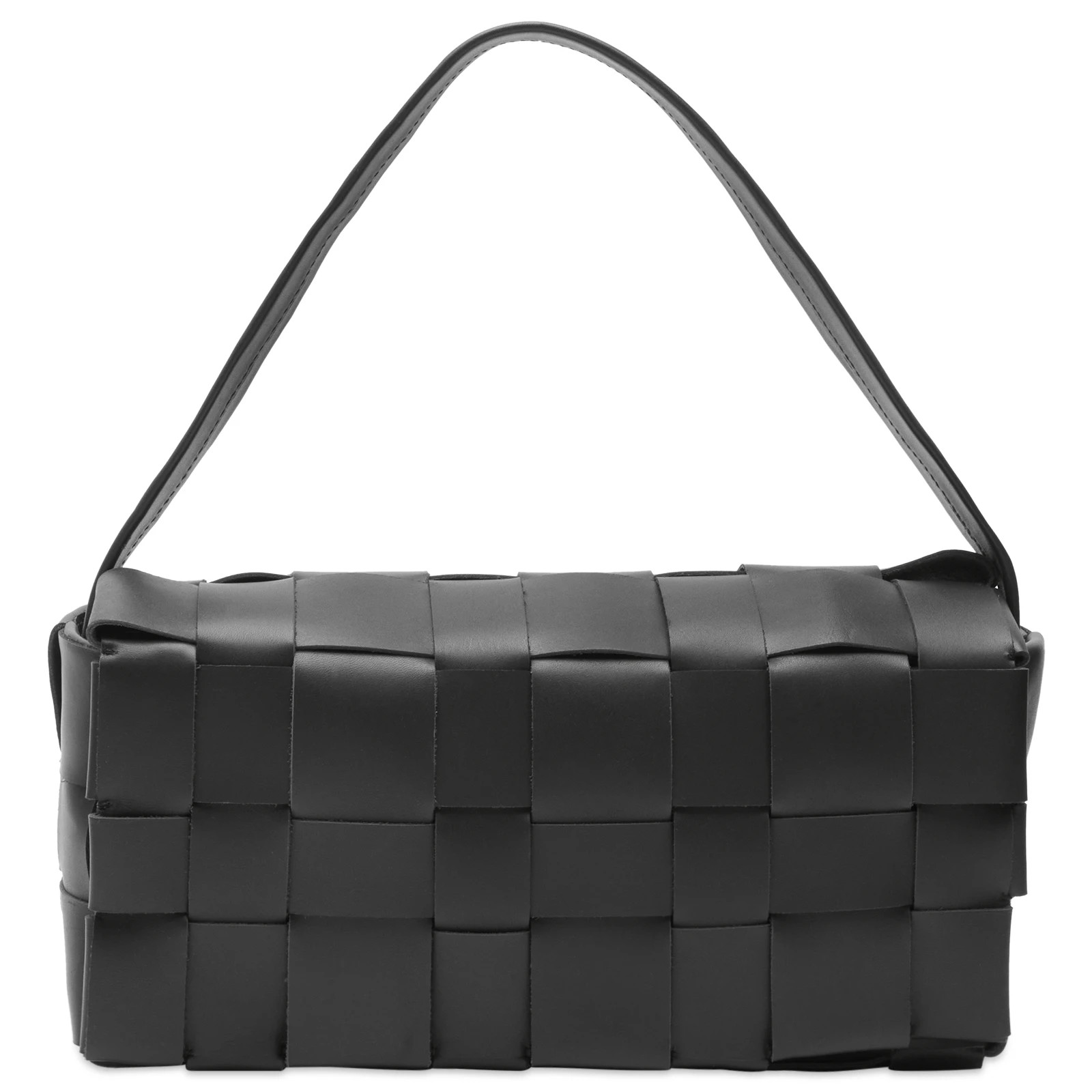 ST. Agni Women's Woven Envelope Slim Tote in Black | END. Clothing