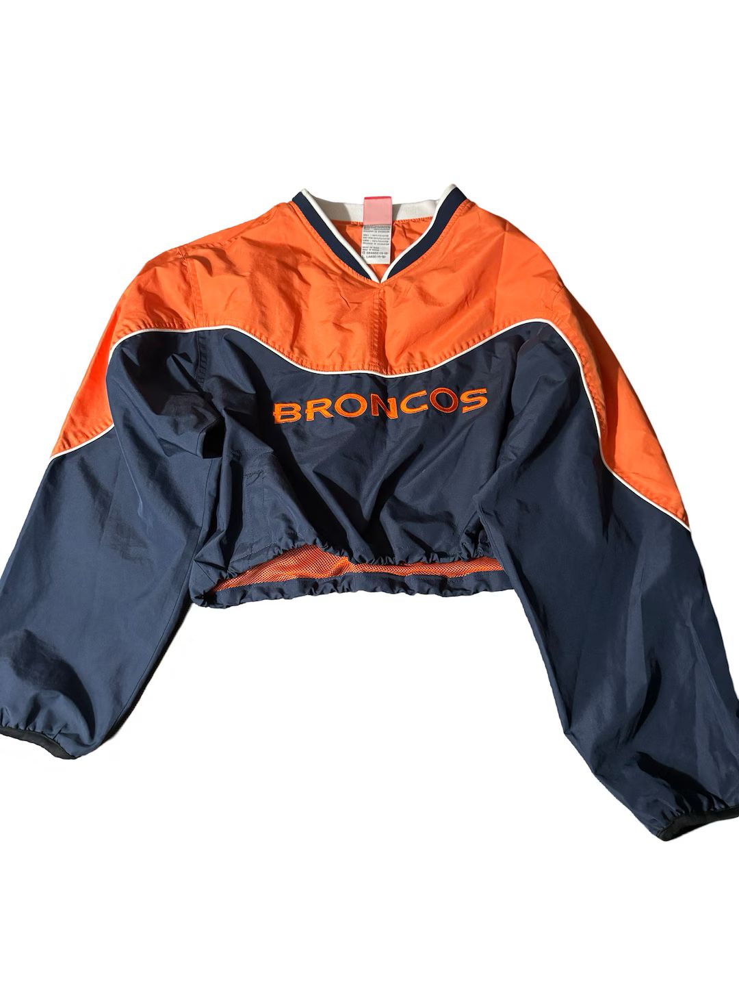 Denver Broncos Windbreaker Cropped Vintage Pullover - Etsy | Etsy (US)