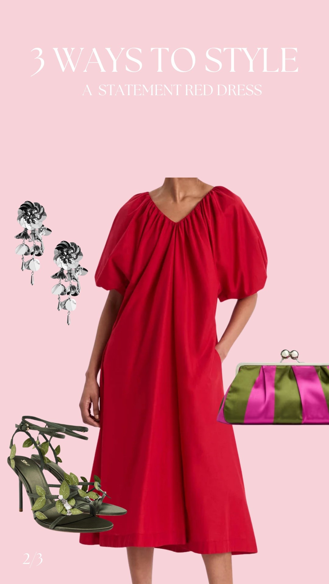 3 ways to style a statement red dress… Look 2 🤌🏼 Love the added pop of colours to this look ✨

#LTKsummer #LTKpartywear #LTKstyletip