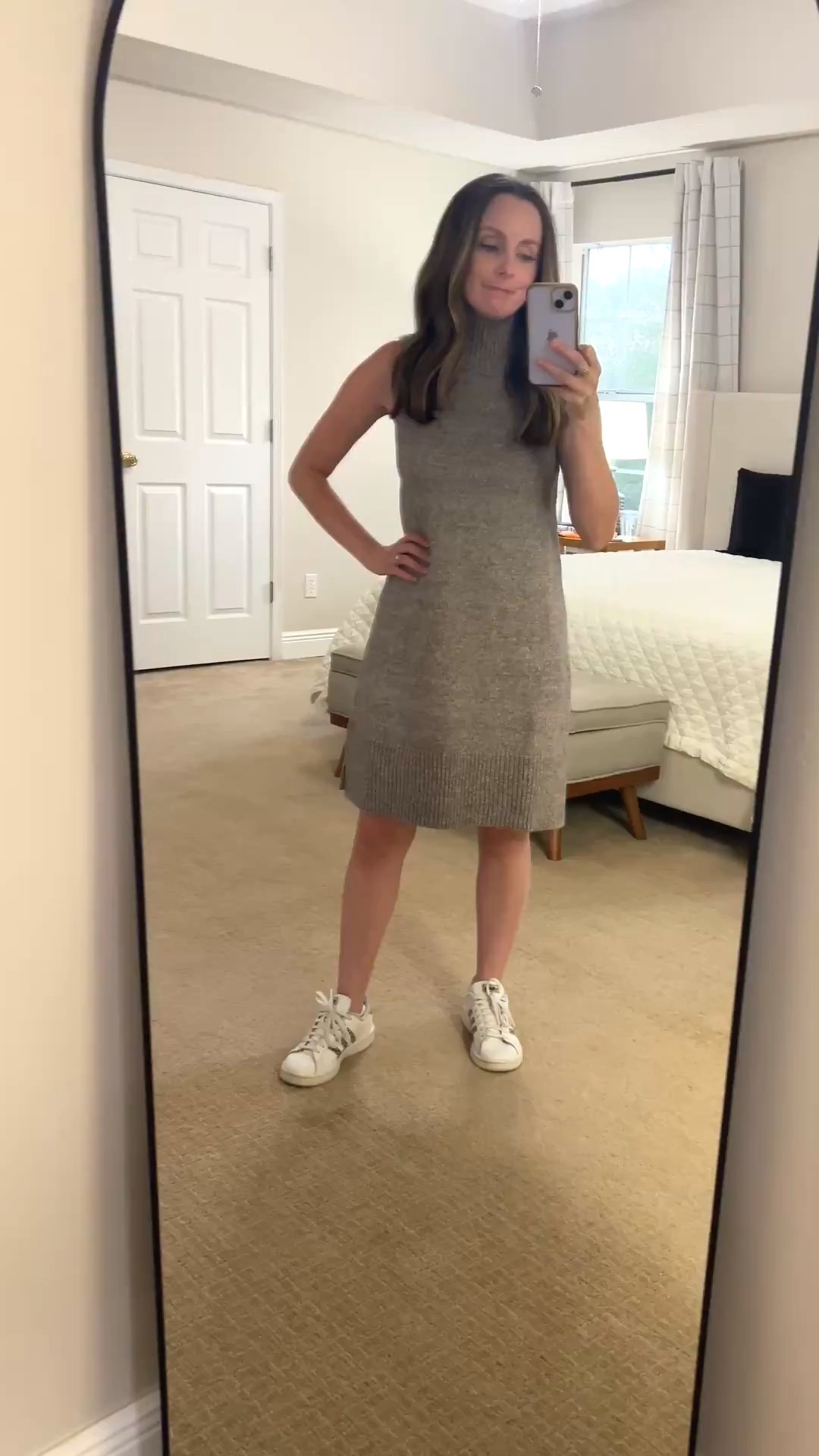 This lightweight sweater dress from Walmart is perfect for fall! Pair it with boots and a jean jacket and you’re ready for date night, church, or girls brunch date. I’m wearing an XS and it fits true to size and a great length!

#LTKFallSale #LTKFindsUnder50 #LTKSeasonal