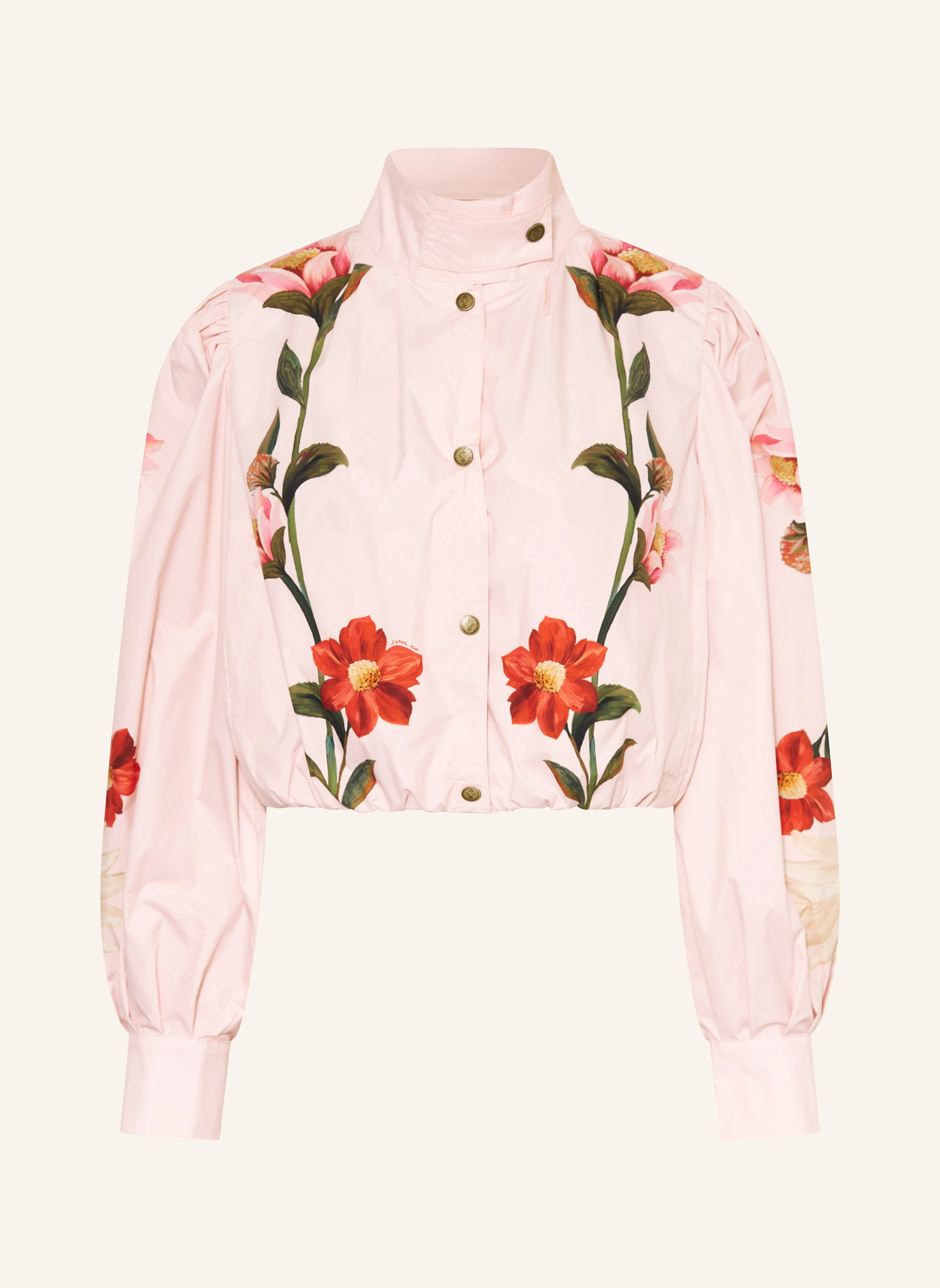 Barbour Blouson MADELENA SHOWERPROOF Barbour FARM Rio in rosa / rot / gr\u00fcn | Breuninger (DACH)