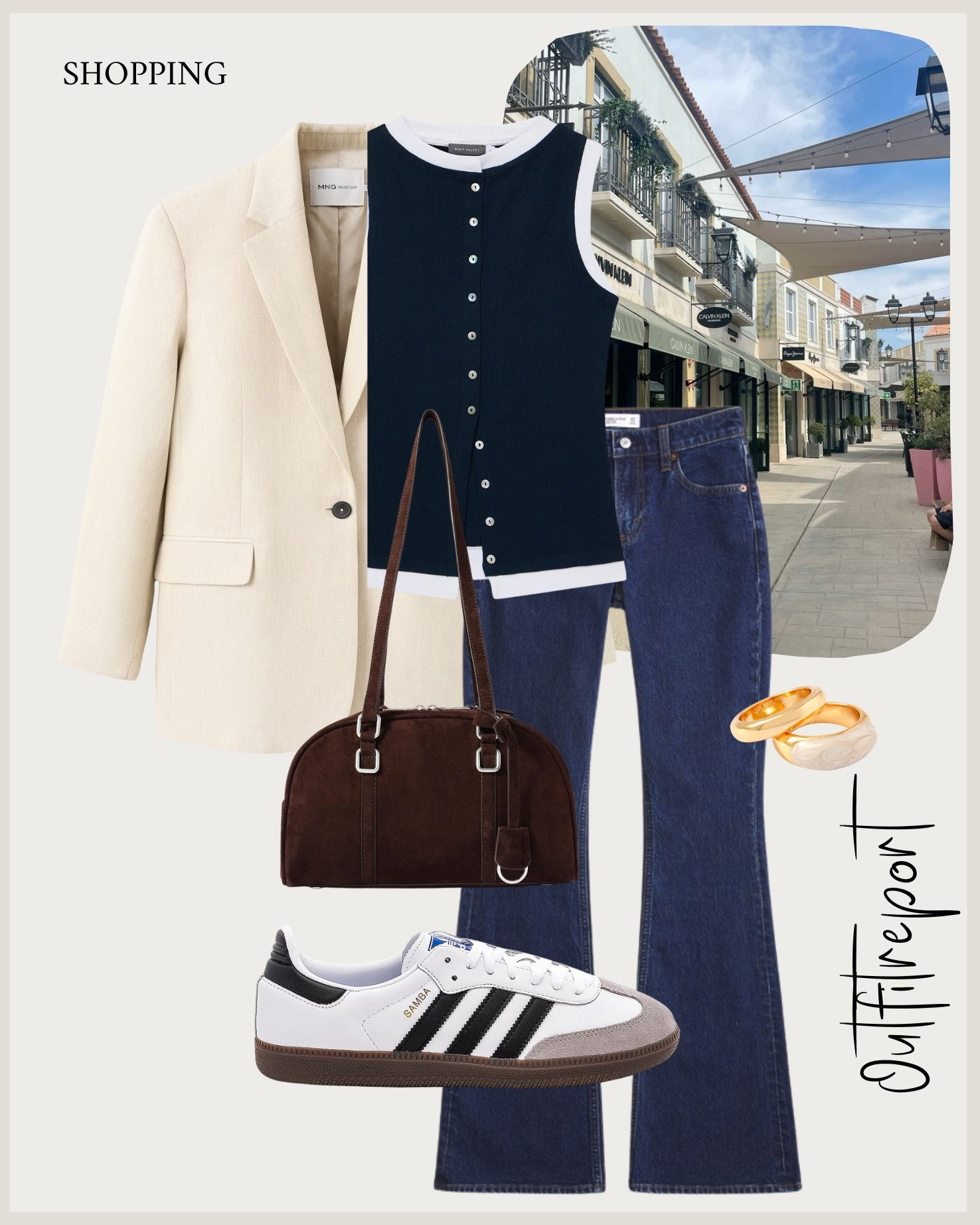 Light blazer denim jeans top adidas sneakers trainers 

#LTKspring #LTKsummer #LTKjeans
