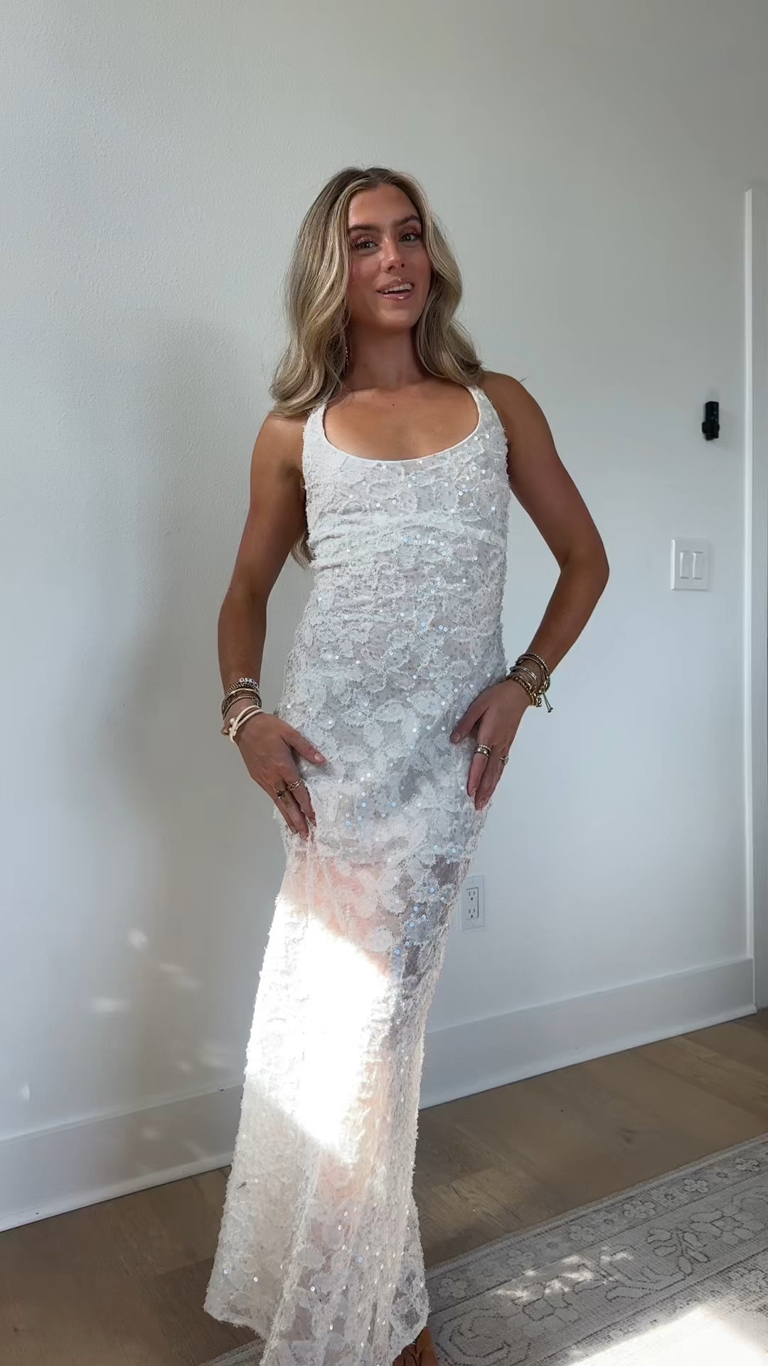 if you’re in your bridal era looking for a sequin fun white dress this is a great option I love how the sequin gives a floral vibe too with the pattern 💍 size 2. 

#bridaloutfits #bridaloutfitideas #sequindress #bacheloretteoutfit #bacheloretteoutfitinspo @Showpo

#LTKootd #LTKWedding #LTKdayinmylife