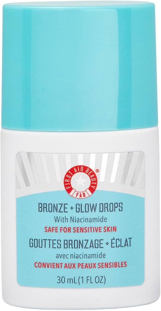First Aid Beauty - Bronze + Glow Drops with Niacinamide, Visibly Evens Skin Tone, Blurs Pores and... | Amazon (US)