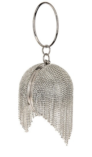 Lovers + Friends Silas Sphere Clutch in Silver from Revolve.com | Revolve Clothing (Global)