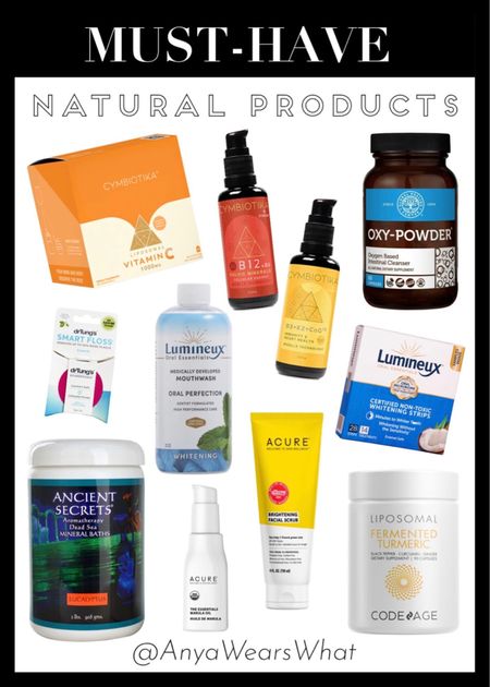 Free shipping over $49! 
These are must-have natural products I keep repurchasing! 🌿 I love shopping on VITACOST, they always have the best prices online! Check it out, you'll love it! 😍

#natural #organic #naturalproducts #health #healthy #nontoxic #cleanproducts #wellness  #supplements #naturalsupplements #vitamins #vitaminc #liposomal #cymbiotika #vitamind #vitaminb12 #oxypowder #acure #turmeric #deadseasalt #magnesium #lumineux #lumineuxmouthwash #lumineuxwhiteningstrips #whiteningstrips #teeth #mouthwash #toothpaste #facescrub #faceoil #egyptianmagic #ltkbeauty #ltkhome #ltkfamily #ltkkids #digestion #bloating #constipation #vitacost #spa #bath #selfcare #kitchen #bathroom #LTKSale #LTKBeautySale #cybersale #cybermonday #cyberweek 

#LTKfit #LTKFind #LTKxPrimeDay

#LTKHoliday #LTKCyberWeek #LTKxSephora 

#LTKFestival #LTKSeasonal #LTKbeauty