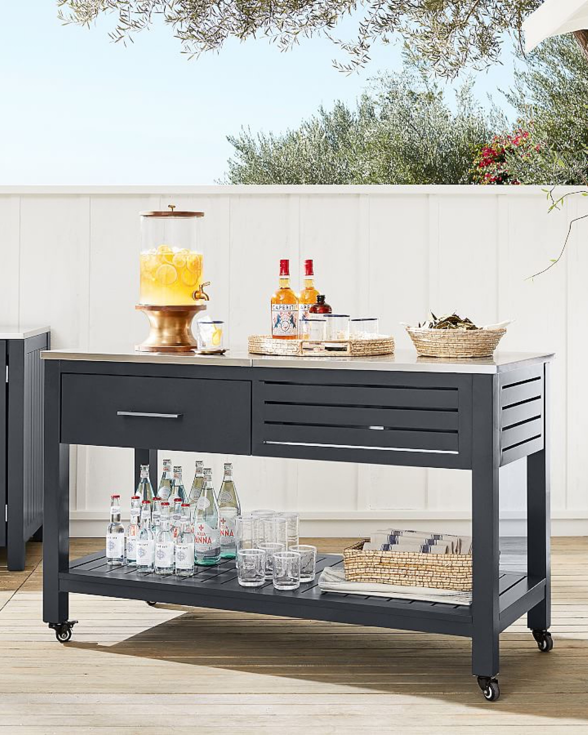 ✨Limited Time Sale✨ Save $500 on this Indio Metal Outdoor Kitchen Island. Get ready for summer and outdoor entertaining with this bestselling island, which is crafted from rust-proof aluminum in a slate gray finish. Under the stainless steel countertop are two removable ice troughs to keep all your food and beverages ice cold. It’s the perfect outdoor food storage for Mother’s Day gatherings and summer parties!

#LTKSeasonal #LTKsalealert #LTKhome
