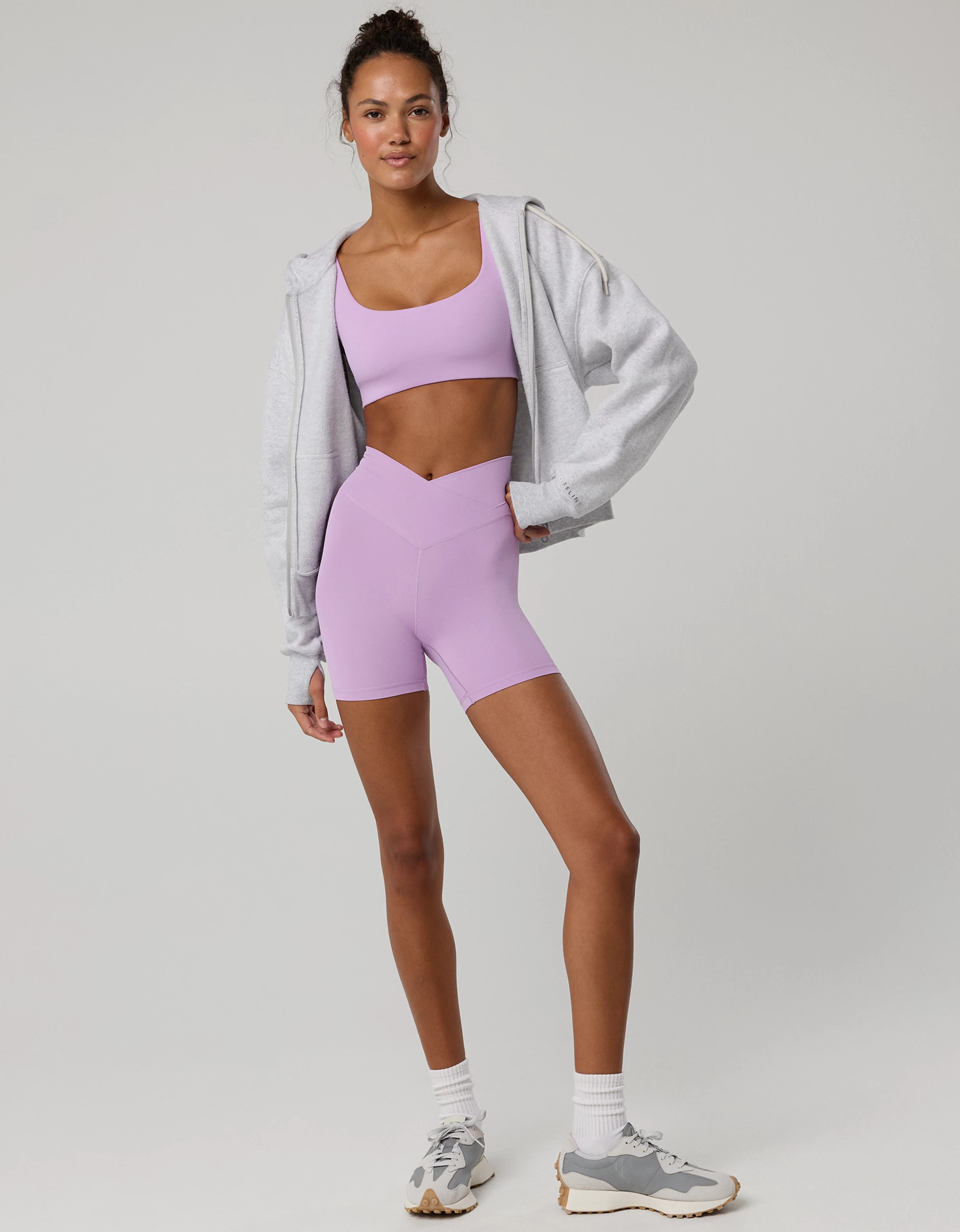 OFFLINE By Aerie Real Me Crossover High Waisted 5" Bike Short | Aerie