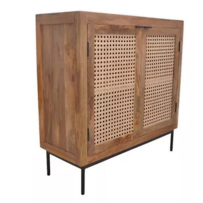 Global Caravan™ Juna 2-Door Console Table in Natural | Bed Bath & Beyond