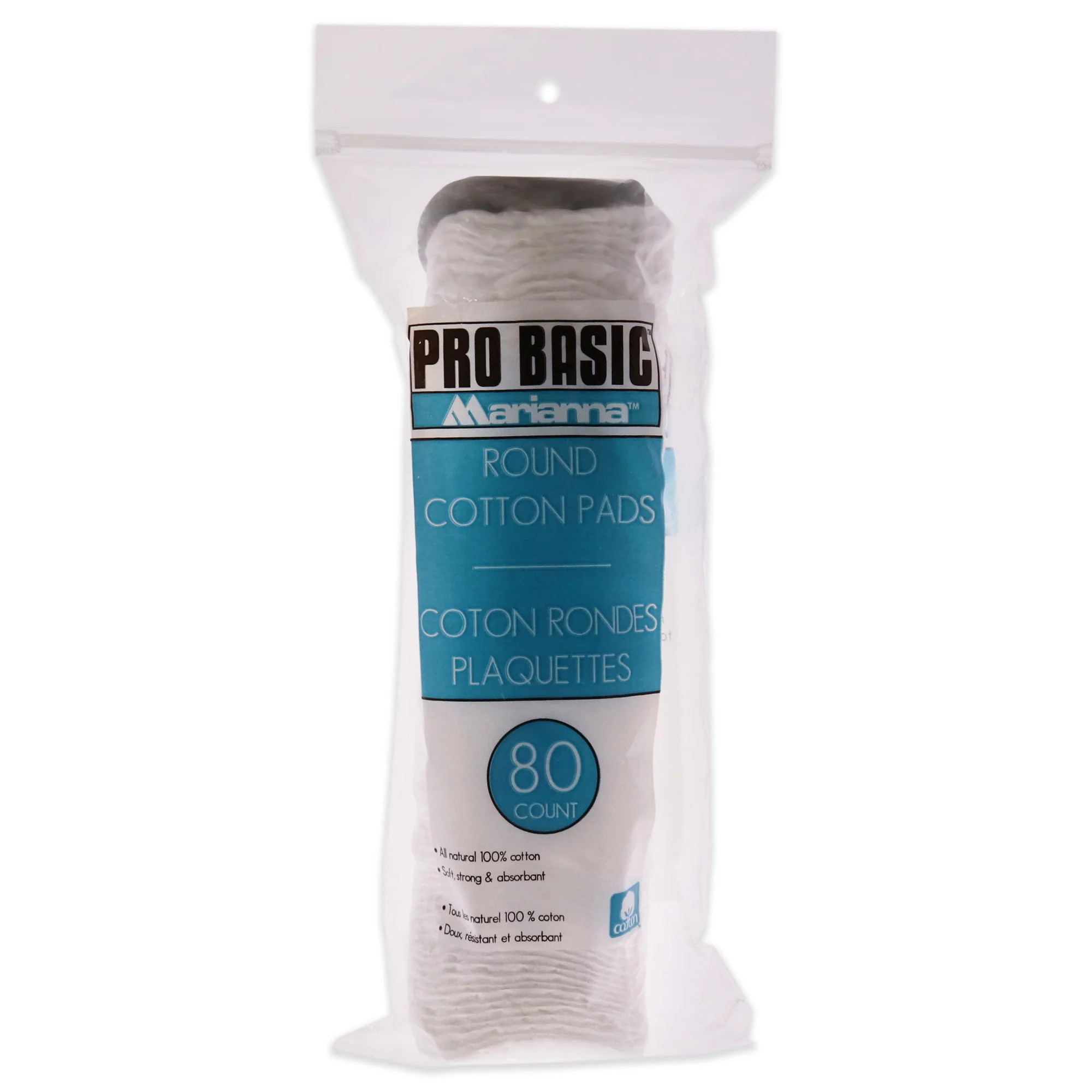 Pro Basic Round Cotton Pads by Marianna for Unisex - 80 Pc Pads | Shop Simon