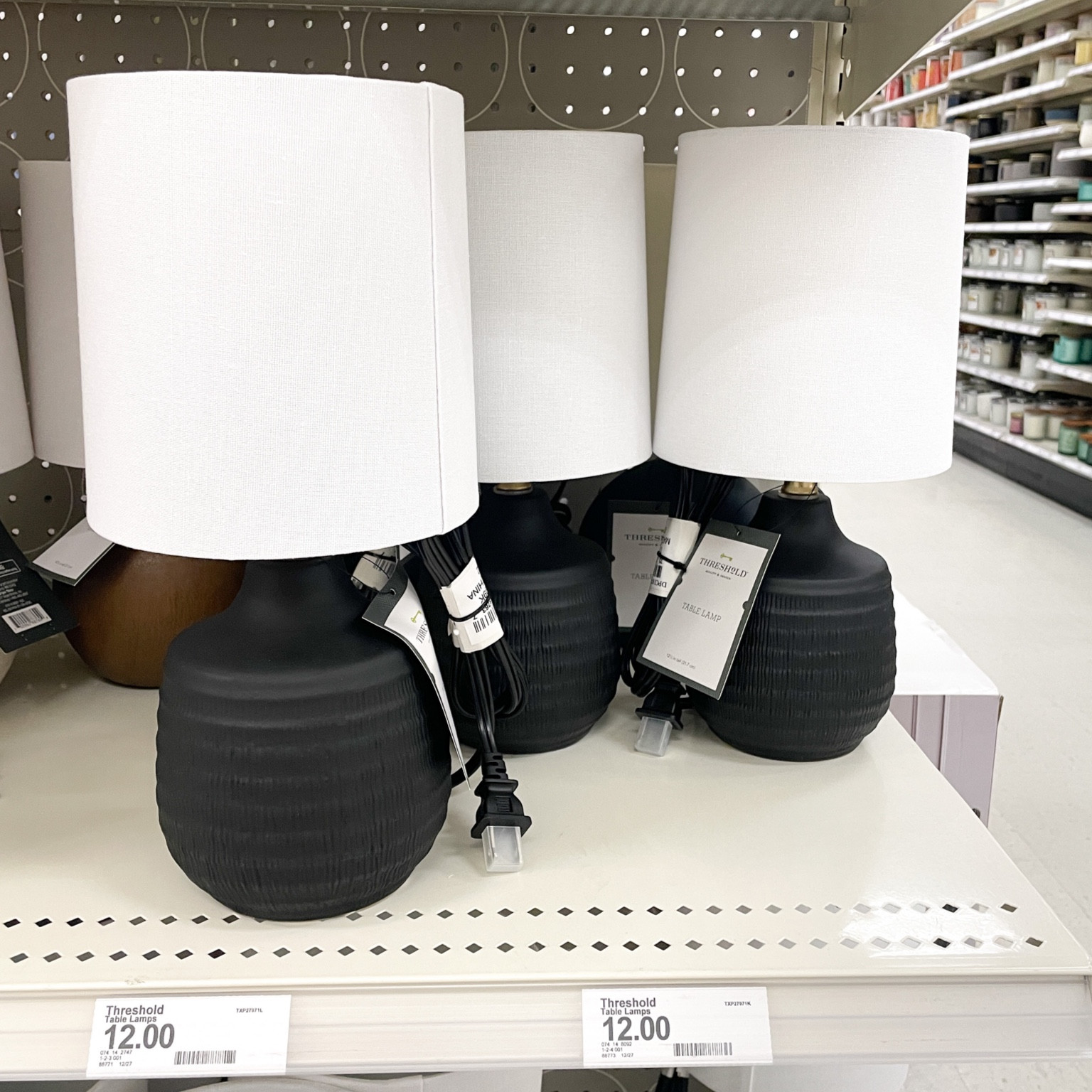 $12 table lamps, ceramic lamps, black lamps 

#LTKhome #LTKstyletip #LTKunder50