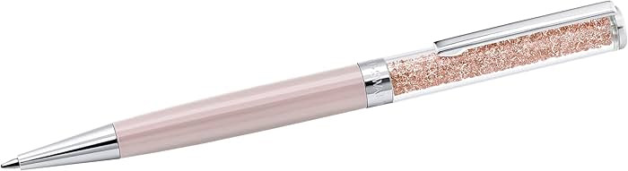 Swarovski Crystalline Ballpoint Pen, Black Ink in Rose Gold Coloured Casing, Crystal Design, from... | Amazon (US)