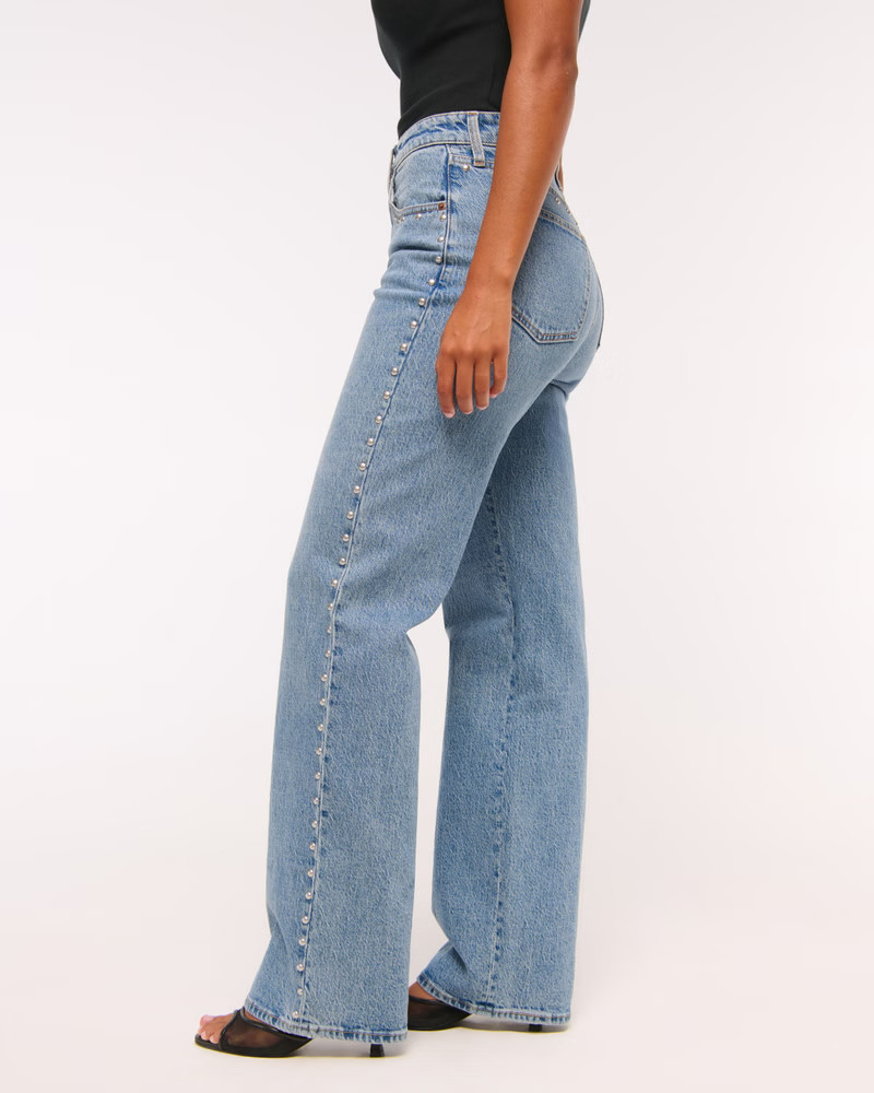 Curve Love High Rise 90s Relaxed Jean | Abercrombie & Fitch (US)