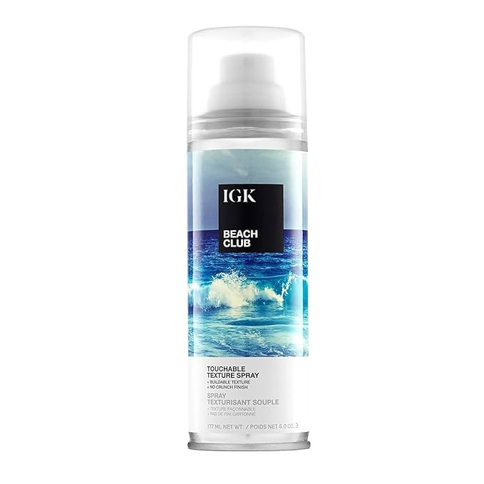 IGK BEACH CLUB Volumizing Texture Spray | Beach Wave Spray for Instant Volume & Tousled Texture |... | Amazon (US)