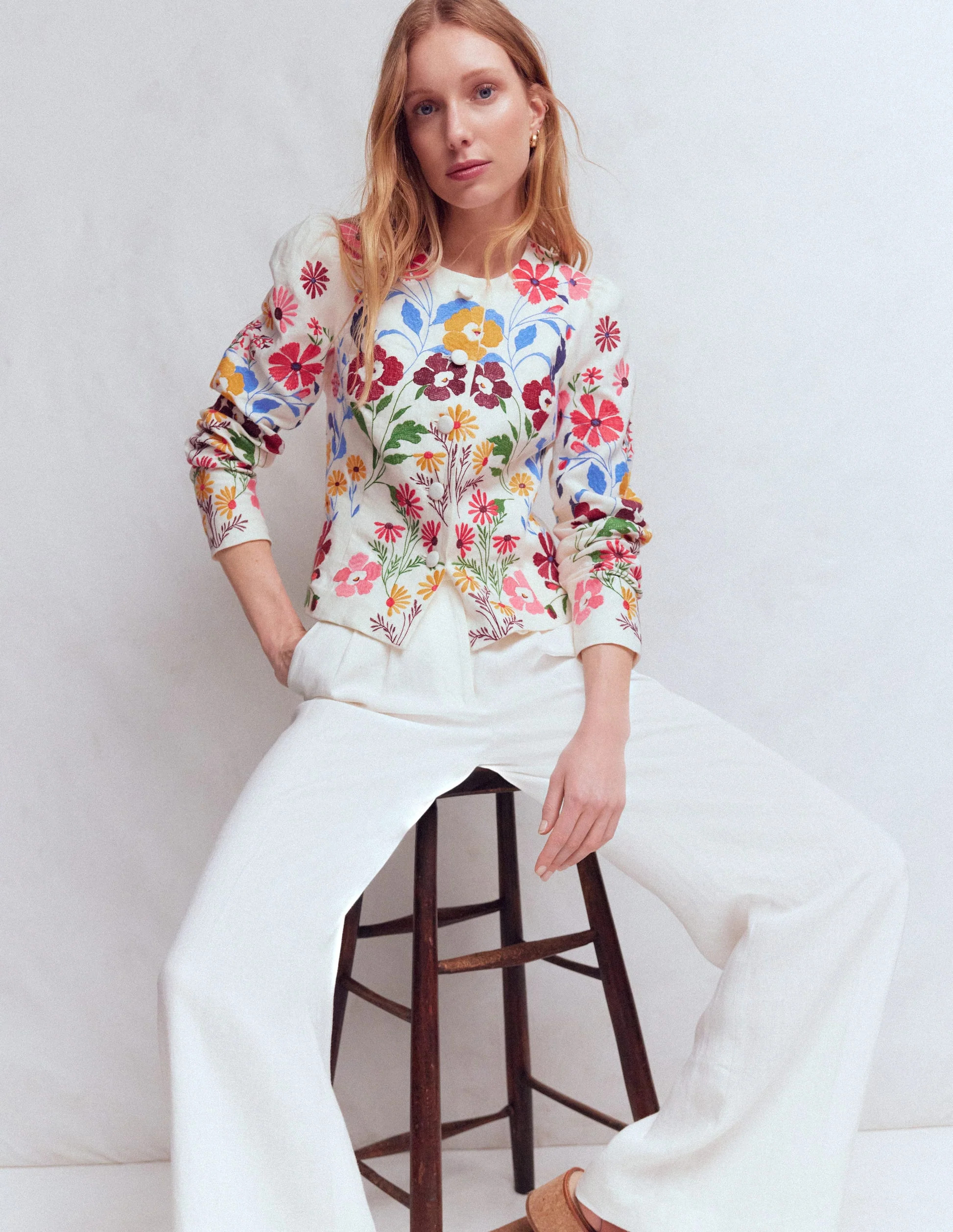 Salisbury Jacket-Multi, Embroidery | Boden (US)