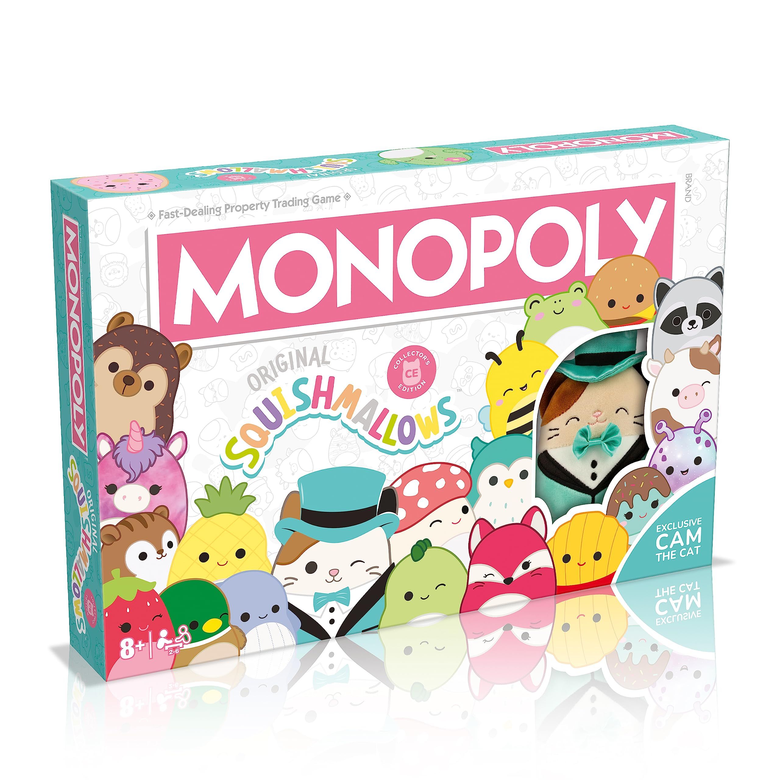 Squishmallows Monopoly Board Game Collectors Edition, Play with Fifi the Fox, Rosie the pig and B... | Amazon (UK)