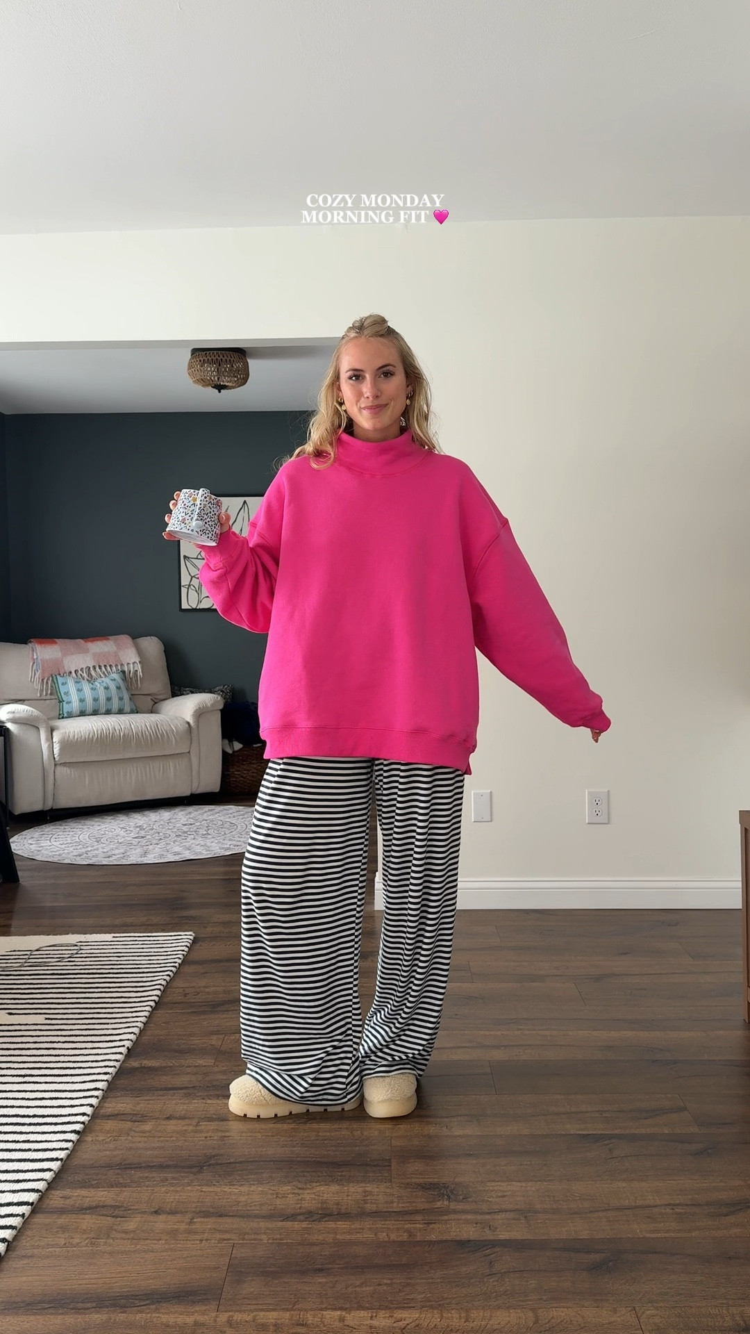 Small in the mockneck and small long in the pants 🩷🫐

#LTKootd #LTKTall