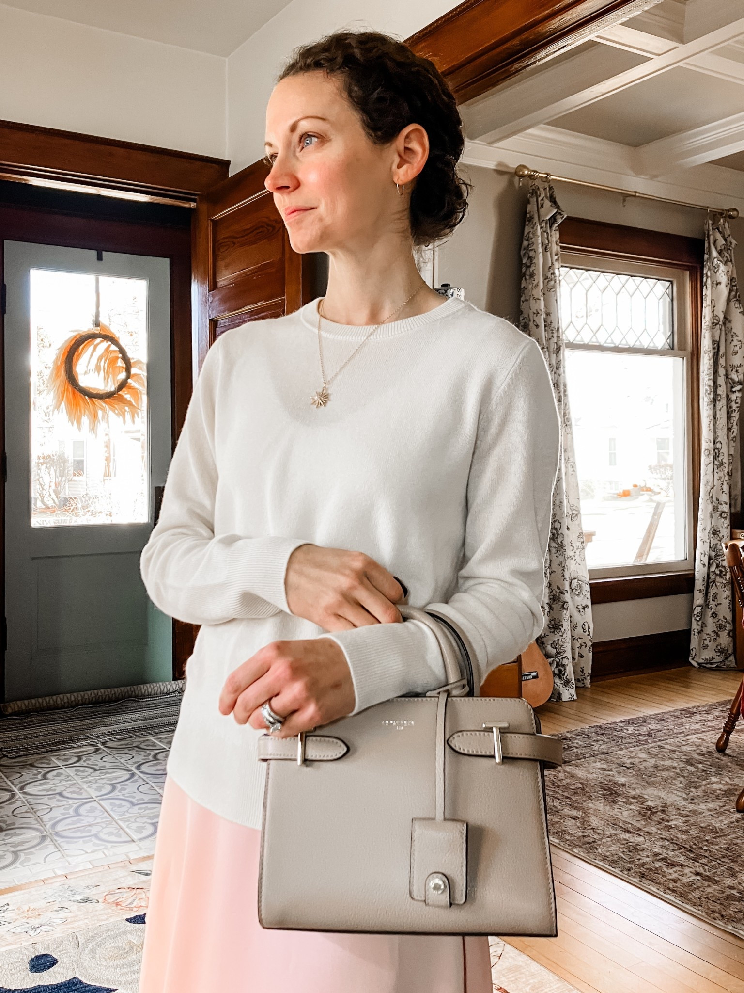 Fall church outfit!
Petite outfit. Modest outfit. Classic outfit. Neutral outfit. 

#LTKOver40 #LTKdayinmylife #LTKmomlife