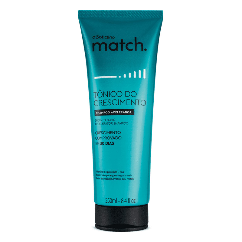 Shampoo Match Tônico do Crescimento, 250ml | oBoticario (BR)