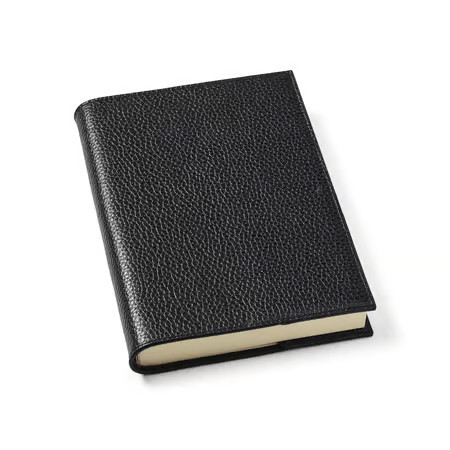 A5 Refillable Luxury Journal

        
            
            Black Pebble with Soft Suede Lini... | Aspinal of London US