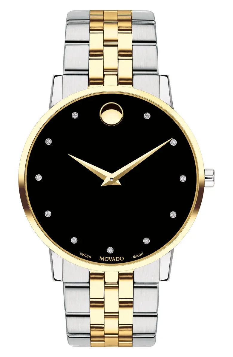 Museum Diamond Bracelet Watch, 40mm | Nordstrom