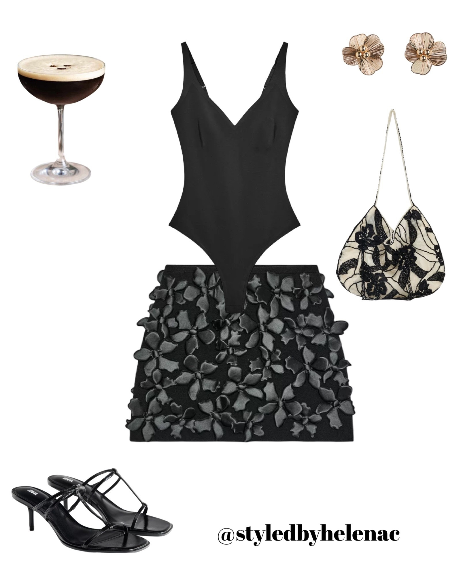 All black everything going out outfit inspo 🖤