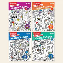 Hidden Pictures 2026 4-Book Set | Highlights For Children
