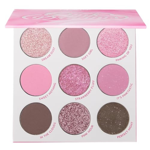 Colourpop Pink Dreams Eyeshadow Palette - Neutral & Pink Eyeshadow Palette with Matte & Glitter Finishes - High Pigment Cool Toned Eye Makeup with Longwear Formula (0.3 oz) | Amazon (US)