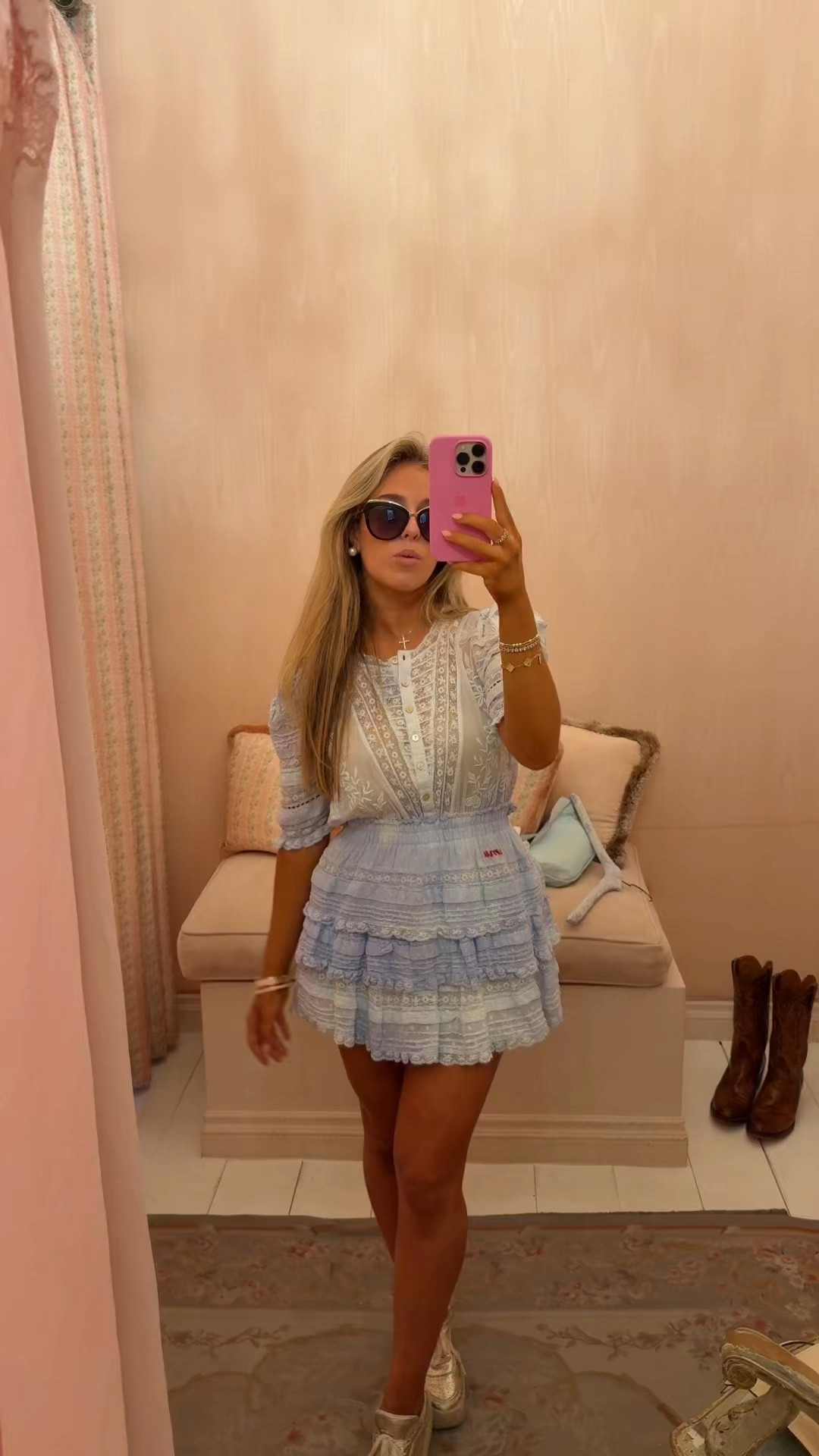 Obsessed with this dress! 🎀 LSF Bestie | LoveShackFancy bestie | LoveShackFancy ambassador | LoveShackFancy dress | SMU ootd | SMU boulevard dress

#LTKStyleTip #LTKU #LTKSeasonal