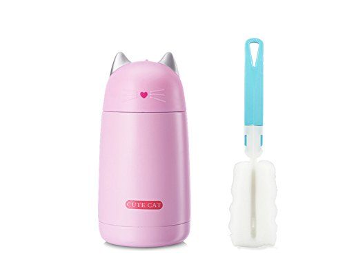 Stainless Steel Mug+11oz, Premium Portable Vacuum Bottle, Creative Cat Presents Mini Trave Cup (Gift | Amazon (US)