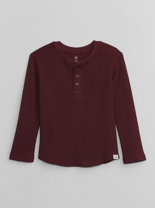 babyGap Waffle-Knit Henley T-Shirt | Gap Factory