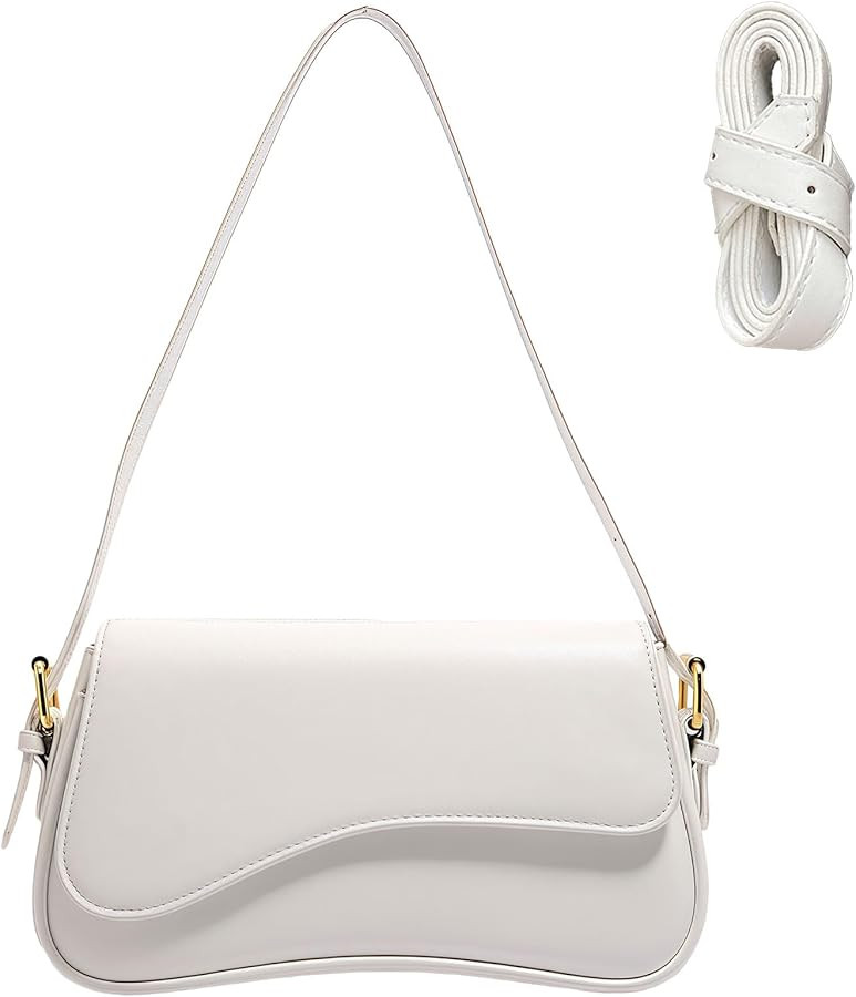 Women's Leather Shoulder Bag, Mini Tote Bag, Small Antique Soft Leather Shoulder Bag, Classic Wom... | Amazon (UK)