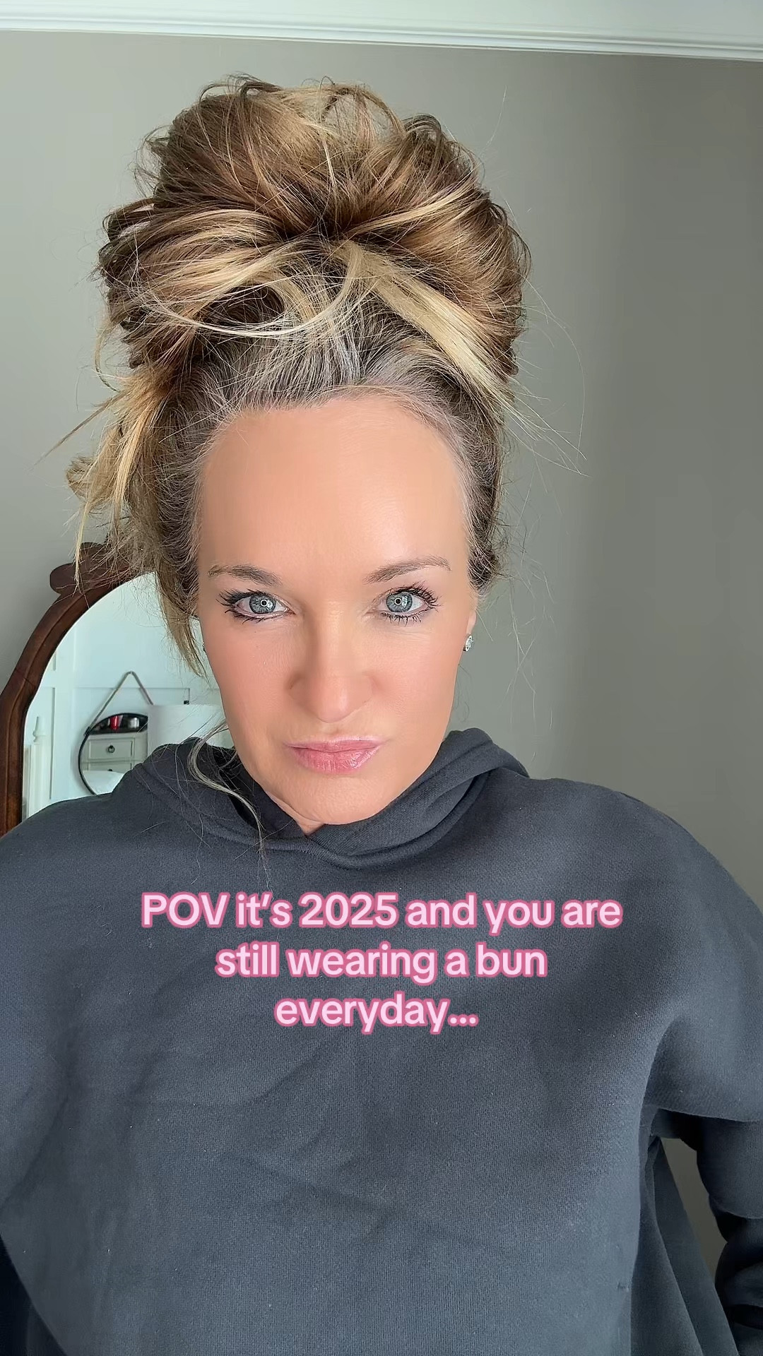 Messy bun VS Curly Style. #hair #hairstyle #updo #hairstyle #hairtrend #tymo 

#LTKBeauty #LTKStyleTip #LTKOver40