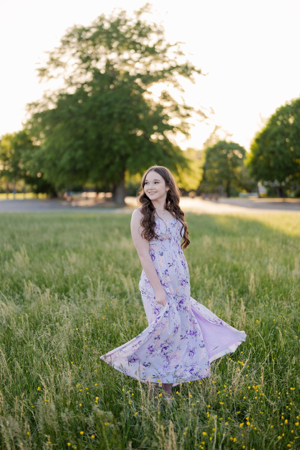 purple maxi dress perfect for senior photos in the spring! 

 #LTKSummerEdit #LTKStyleTip