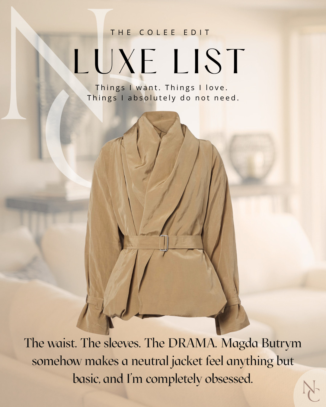 The waist. The sleeves. The DRAMA. 🤎 This is exactly how you make a neutral jacket feel anything but basic. 

 #LTKdayinmylife #LTKstorytime #LTKSeasonal