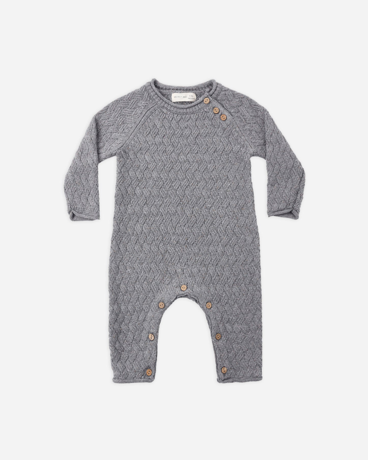 Cozy Heather Knit Jumpsuit Heathered Slate | Rylee + Cru
