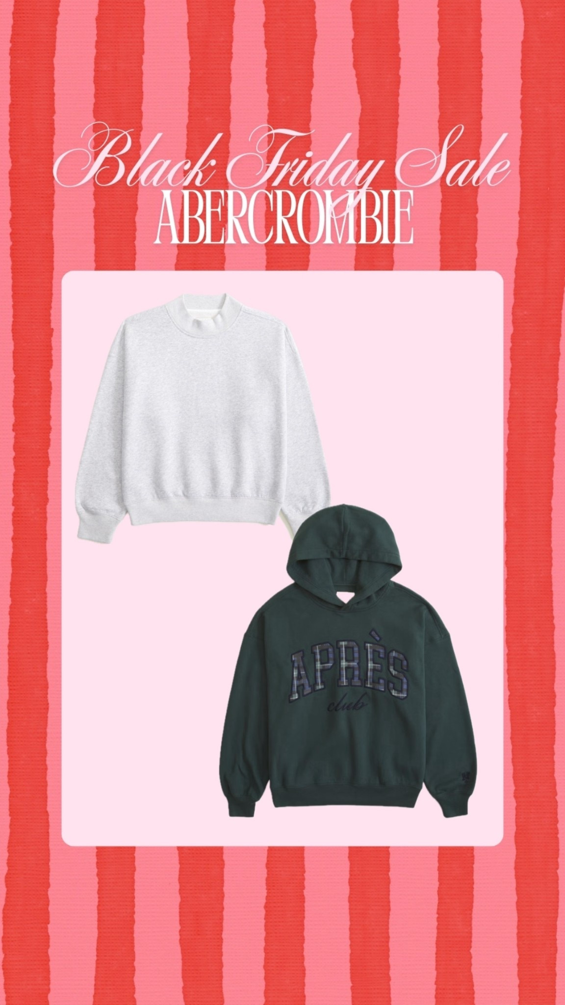 Abercrombie sale finds! Use stackable code “CYBERAF” for additional 15% off!!!

#LTKCyberWeek #LTKFindsUnder100 #LTKSaleAlert