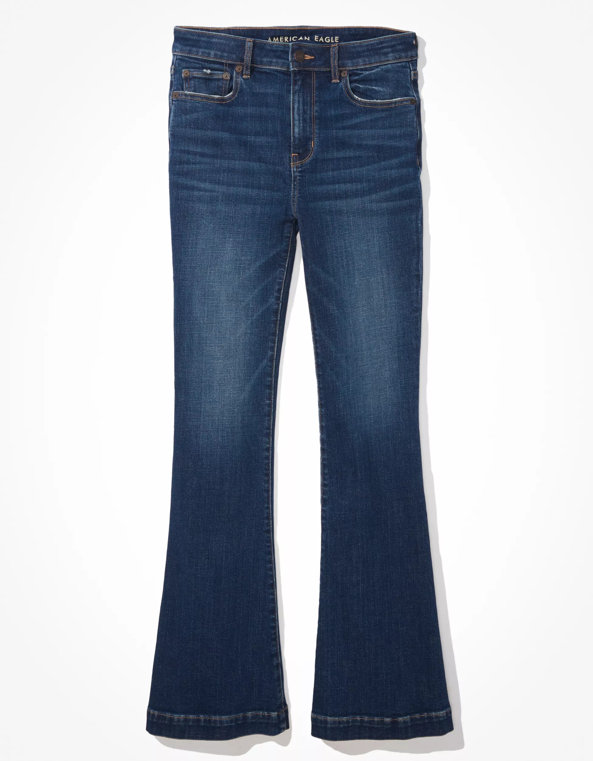 AE Stretch Super High-Waisted Flare Jean | American Eagle Outfitters (US & CA)