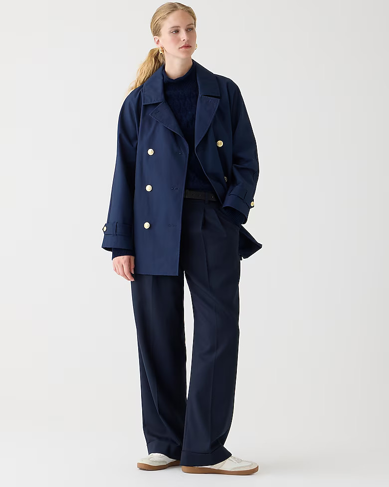 Short trench coat | J. Crew US