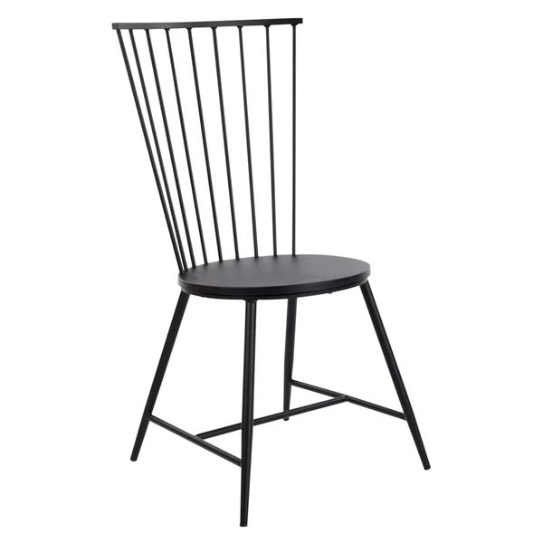 OSP Home Furnishings Bryce Dining Chair in Black Finish | Bed Bath & Beyond