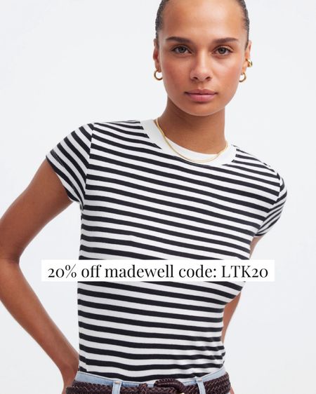 20% off Madewell #madewell #sale #stripes 

#LTKxMadewell #LTKStyleTip #LTKSaleAlert
