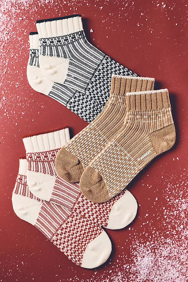 Bombas Checkered Quarter Socks | Anthropologie (US)