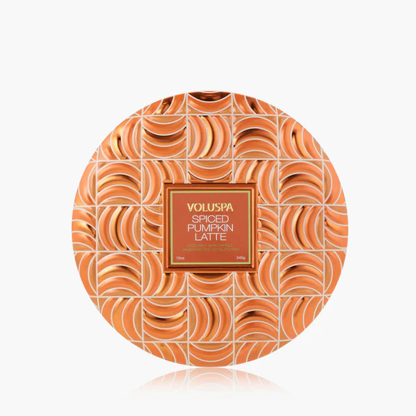Spiced Pumpkin Latte - 3 Wick Tin Candle | Voluspa