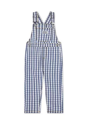 Levi's Toddler Boys Gingham Denim Overalls, 4T | Belk